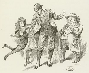 Illustration for Sylvie and Bruno by Harry Furniss