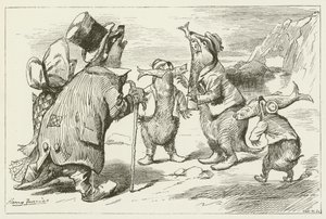 Illustration for Sylvie and Bruno by Harry Furniss