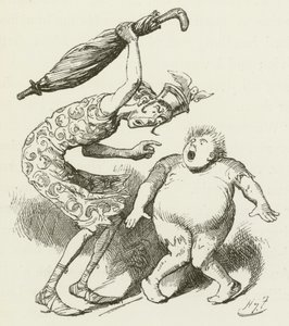 Illustration for Sylvie and Bruno by Harry Furniss