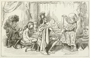 Illustration for Sylvie and Bruno by Harry Furniss