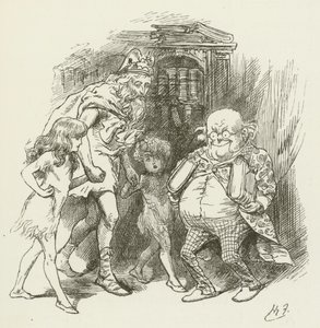Illustration for Sylvie and Bruno by Harry Furniss