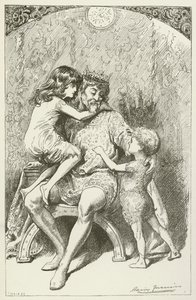 Illustration for Sylvie and Bruno by Harry Furniss