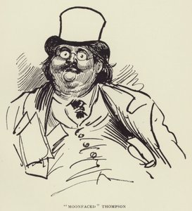 Moonfaced Thompson by Harry Furniss