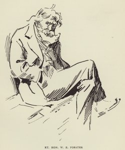 Right Honourable W E Forster by Harry Furniss