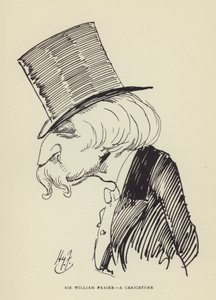 Sir William Fraser, a caricature by Harry Furniss