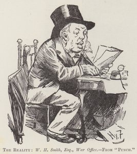 The Reality, W H Smith, Esquire, War Office by Harry Furniss