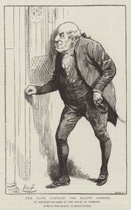 The late Captain Sir Ralph Gosset, as Serjeant-at-Arms of the House of Commons by Harry Furniss