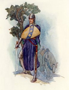 A Knight barring the way by Harry George Theaker