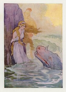 Andromeda and the monster by Harry George Theaker