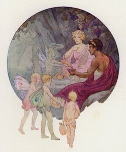 Calypso in her cave by Harry George Theaker