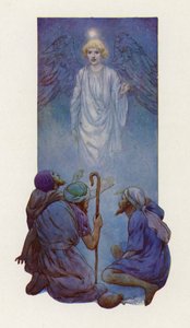 Fear not, said the angel by Harry George Theaker