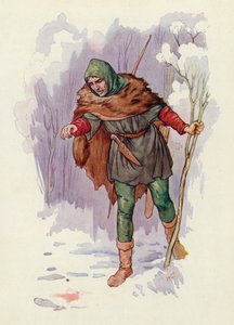 Ha! cried Herbert the Ranger, there has been a killing here! by Harry George Theaker