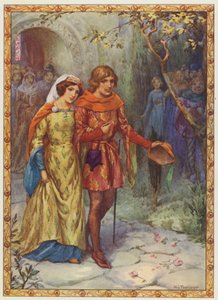 He married a lady of high birth, The Story of Gamelyn by Harry George Theaker