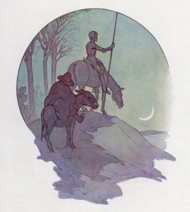 Illustration for Don Quixote by Harry George Theaker