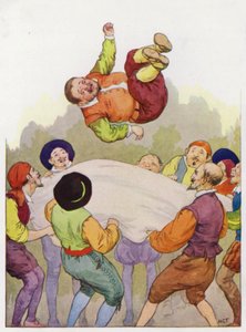 Illustration for Don Quixote by Harry George Theaker