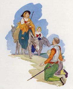 Illustration for Don Quixote by Harry George Theaker