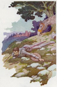 Illustration for Don Quixote by Harry George Theaker