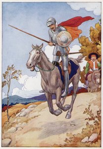 Illustration for Don Quixote by Harry George Theaker