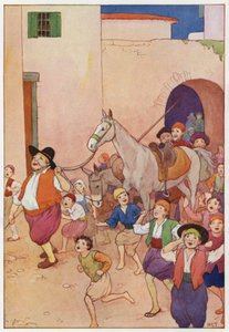 Illustration for Don Quixote by Harry George Theaker