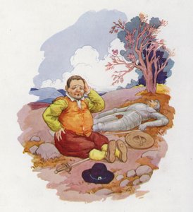 Illustration for Don Quixote by Harry George Theaker