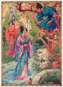 Princess Pearl was Delighted at the Sight of the Young Prince by Harry George Theaker