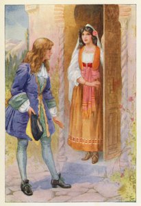 Ruyz de Alarcon and the Rose of the Alhambra by Harry George Theaker