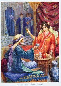 The Princess and the Magician, illustration from 