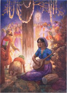 They Came with Garlands, Lamps and Music. From the King