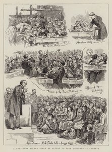 A Christmas Dinner Given by Actors to Poor Children in Lambeth by Harry Hamilton Johnston