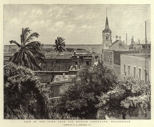 View of the Town from the British Consulate, Mozambique