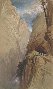 Via Mala, Switzerland, 1854