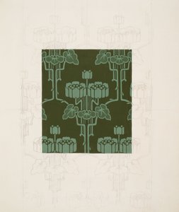 Design with Flowers and Leaves by Harry Napper