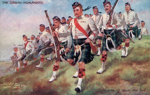 The Gordon Highlanders, Swarming down the hill
