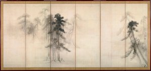 Pines by Hasegawa Tohaku