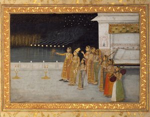 Ladies of the Imperial Harem Celebrating the Night of Shab-i Bara, 1725-50