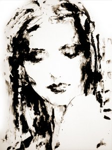 Pensive Female Gaze by Hein Kocken
