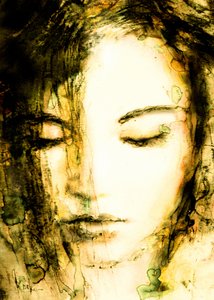 Serene Woman Portrait by Hein Kocken
