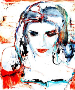 Vivid Woman Portrait by Hein Kocken
