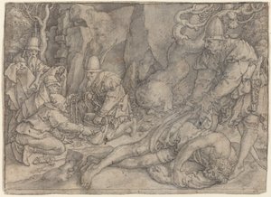 A Man Overpowered By Thieves, c. 1554