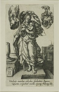 Compassion, from the Virtues by Heinrich Aldegrever