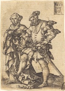 Dancing Couple by Heinrich Aldegrever