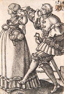 From the series The Small Wedding Dancers, 1538 by Heinrich Aldegrever
