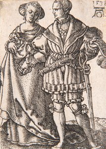 From the Series The Small Wedding Dancers, 1538 by Heinrich Aldegrever
