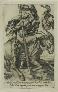 Idleness, from the Vices by Heinrich Aldegrever