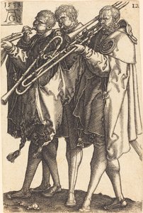 Large Wedding Dancers by Heinrich Aldegrever
