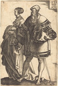 Large Wedding Dancers by Heinrich Aldegrever