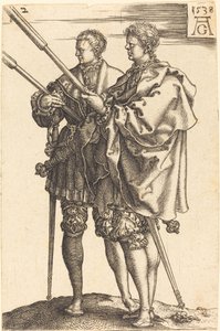 Large Wedding Dancers by Heinrich Aldegrever
