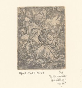 Lot and His Daughters by Heinrich Aldegrever