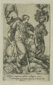 Lust, from the Vices by Heinrich Aldegrever