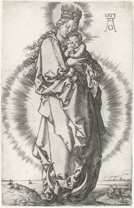 Madonna with Child on the Crescent Moon